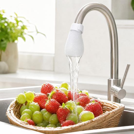yangyizhi 200Pcs Faucet Filter Cotton Bag with Straps, Water Strainer Tap Cover for Kitchen Sink, Sock Rust, Sediment and Dirt Removal