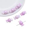 200Pcs Acrylic Beads Charms Solid Color Gradient Coated Beads For Bracelet Necklace Jewelry Making