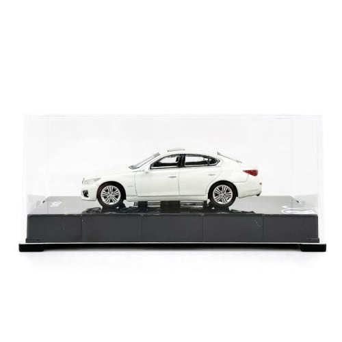 Paudi Model 1/64 Infiniti Q50S Miniature Car Collection, White, Finished Product