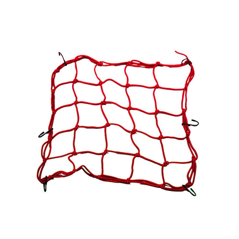 

Универсальная декоративная сетка для шлема для мотоцикла 40*40 см, декоративная сетка для карманного шлема, сетка для багажа, сетка для карманного ремня для Honda Suzuki красный