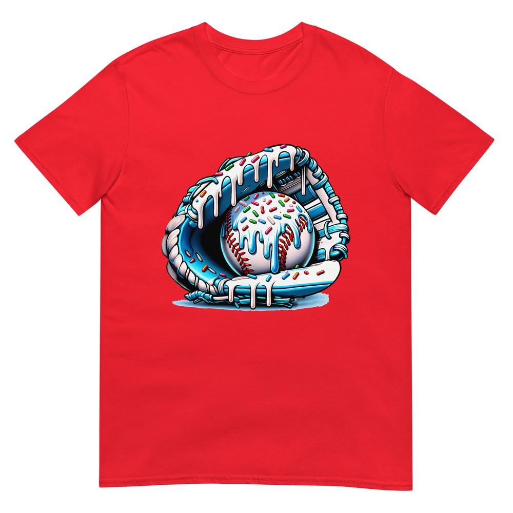 Baseball Drip Ice Cream Sprinkles Baseball Glove TShirt