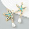 European Luxury Crystal Pendant Earrings - Women's Retro Fashion Jewelry