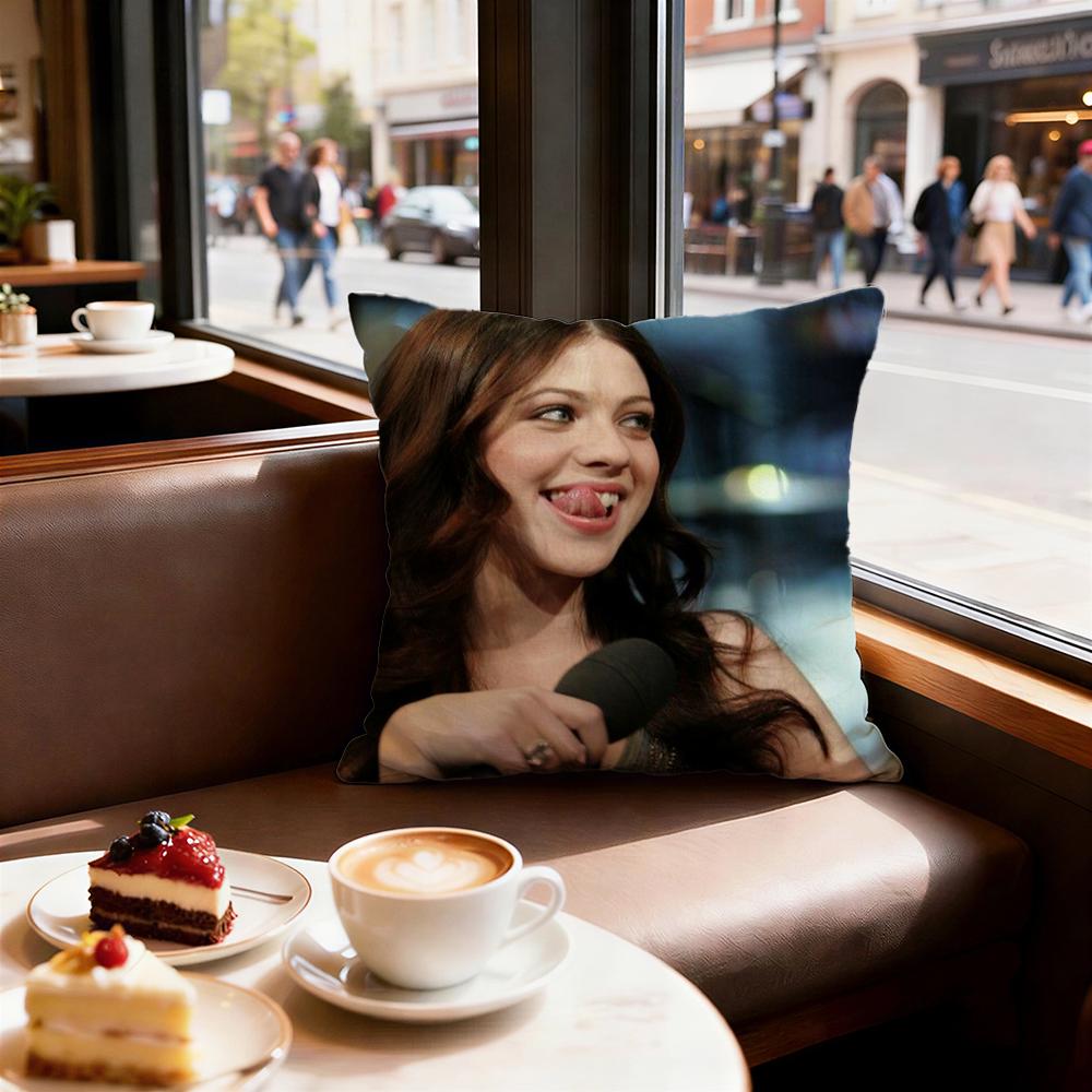 Star Michelle Trachtenberg Cushion Cover Decorative Cushions Covers Cover Sofa X Pillow Piece X X Pillowcase