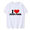 Women Funny Pig Tops Tshirt John Pork Is Calling Answer Call Phone Y2k Tee Shirt Gothic Hip Hop T-shirt Streetwear Clothes