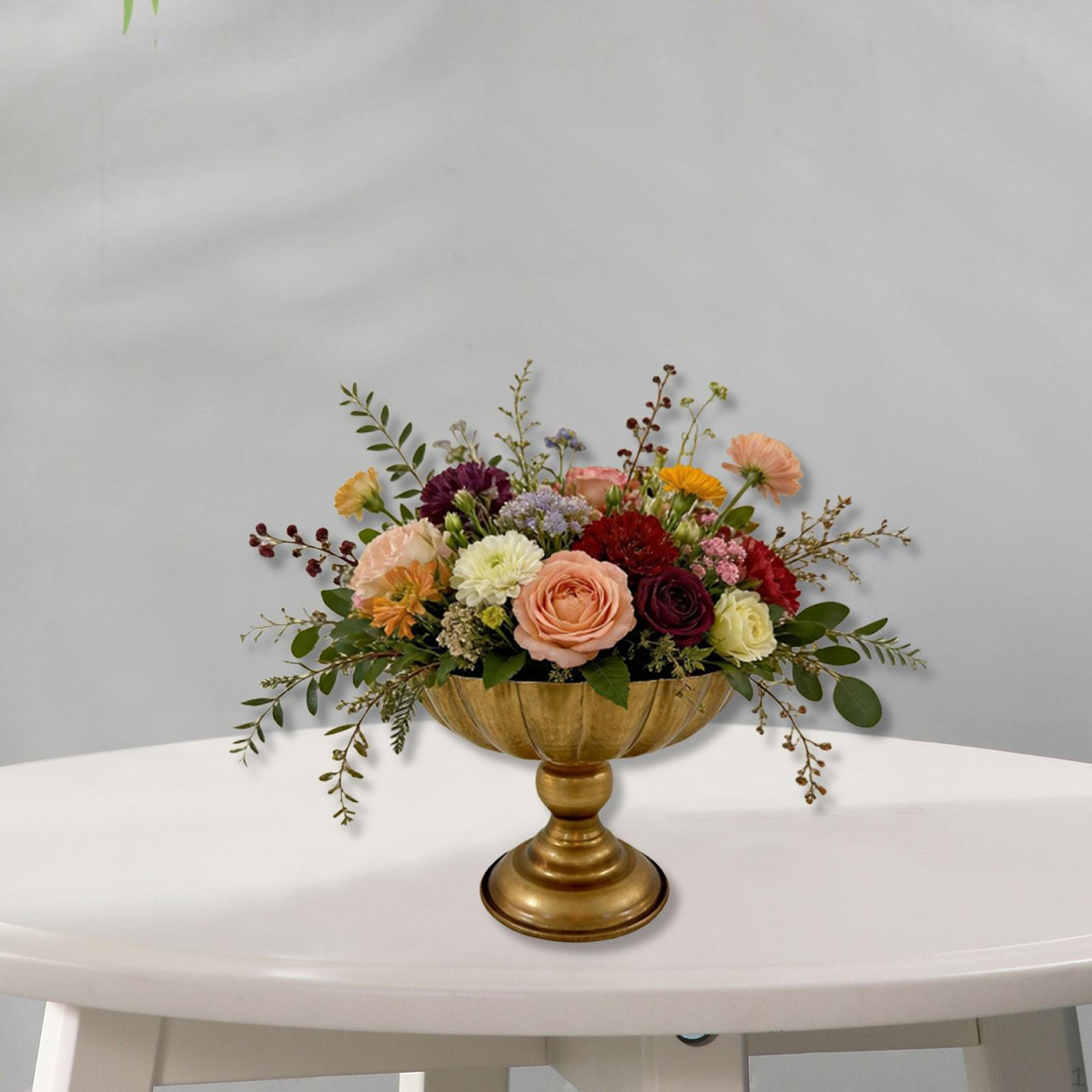 

Urn Planter Pot Centerpiece Home Decoration Practical Gift Decorative Vase Flowerpot for Indoor Style A