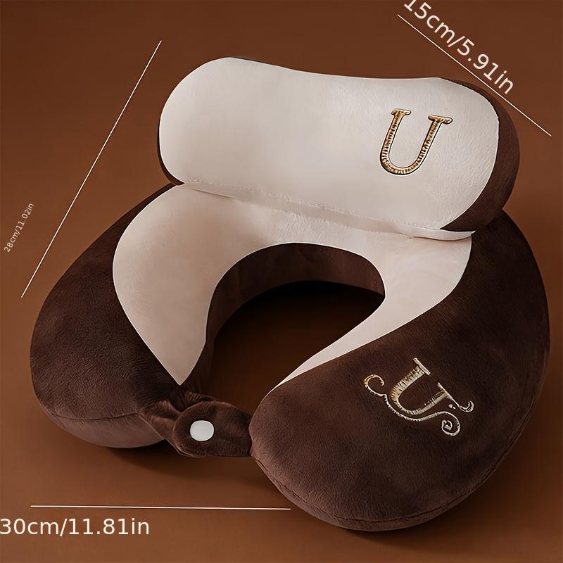 U-Shaped Neck Pillow, Specialized Neck Support Pillow for Train and Airplane Use, Neck Rest Pillow U-Shaped Cervical Spine Support Pillow