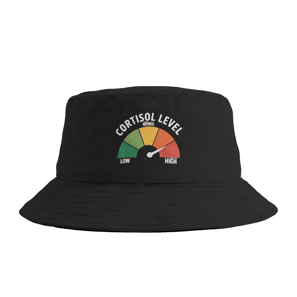 Low Cortisol Levels Bucket Hat Spring  Fashion Fisherman Hats For Couple Breathable Vacation Caps Hawaii Custom Diy Visor Hats