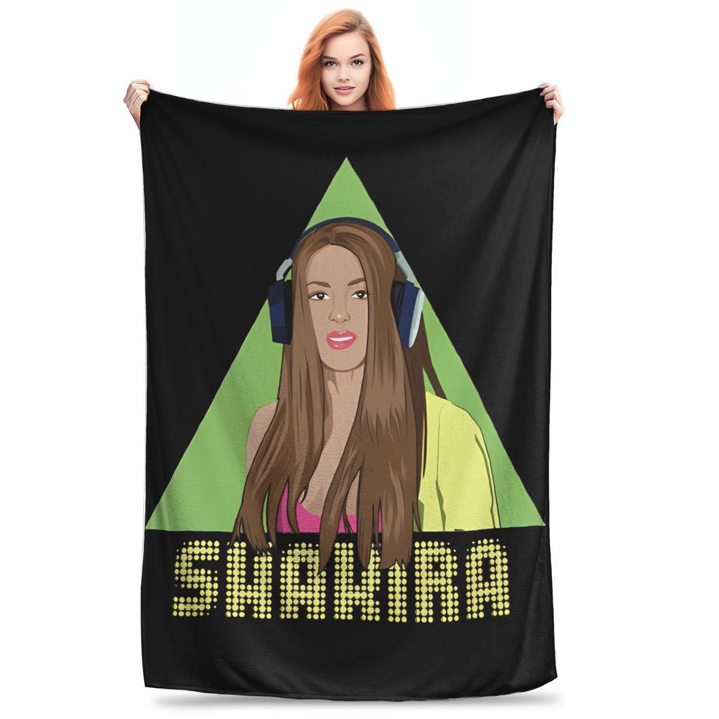 Coperte in Pile Shakira Tour 2025 Coperte per Casa Ufficio Copriletto Super Caldo