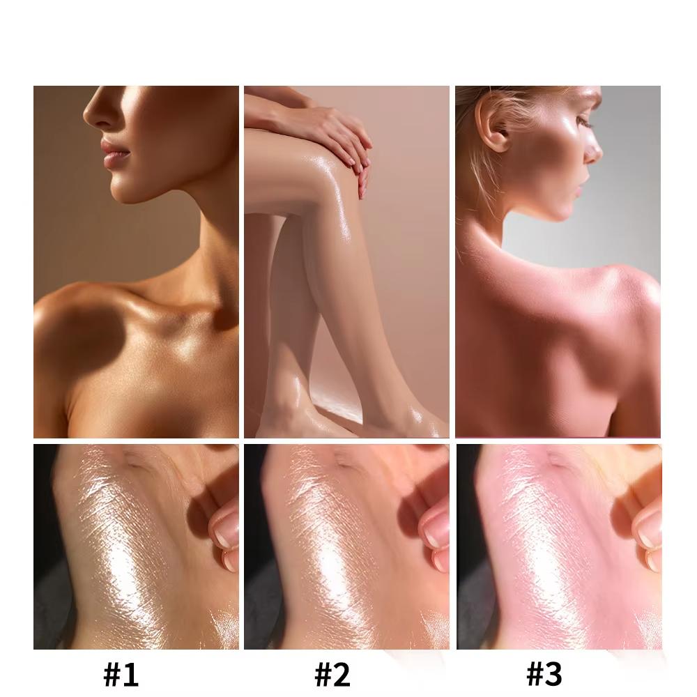 Glowmoves Glow Oil Hydrating Nourishing Facial Body Clavicular Brightening Liquid Fine Sparkling Party Beach Sparkling Oil