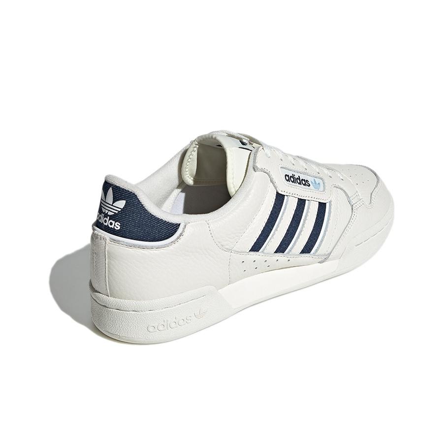 adidas Originals Continental 80 Stripes Baskets Rétro Décontractées Basses Unisexe Baskets Blanc Cassé H05034
