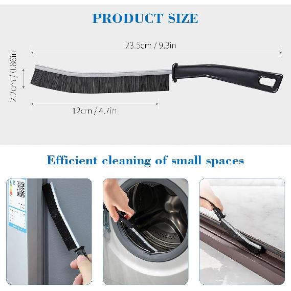 6PCS Hard Bristle Crevice Cleaning Brush, Hard-bristled Crevice Brush, Cleaning Brush, Specially Used for Dead Corners in Bathrooms, Kitchens,