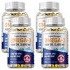 High-concentration Omega-3 Fish Oil Capsules, Containing EPA and DHA, Support Joint Health and Immune Health, Suitable for Adults.