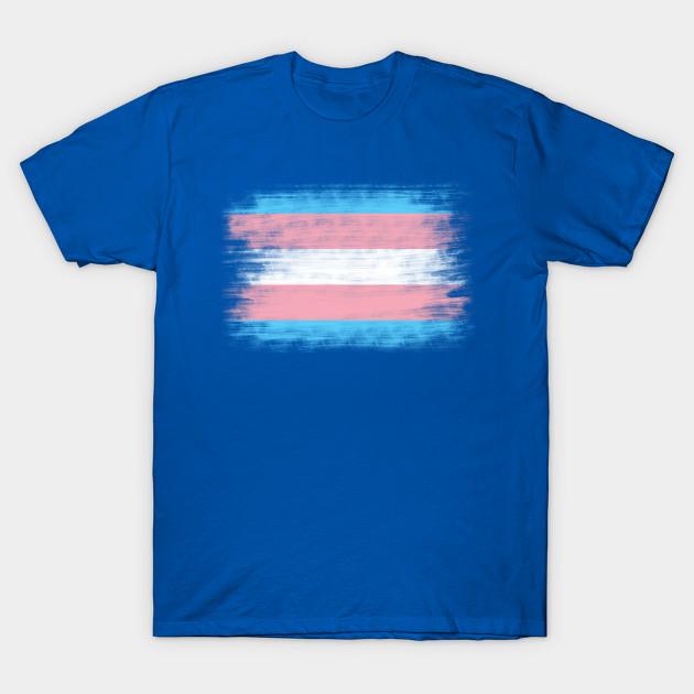 Unisex Fashion TShirt Transgender Flag Print TShirt Plus Size XS-6XL T-Shirt 100%Cotton Tops O Neck Short Sleeve Tees