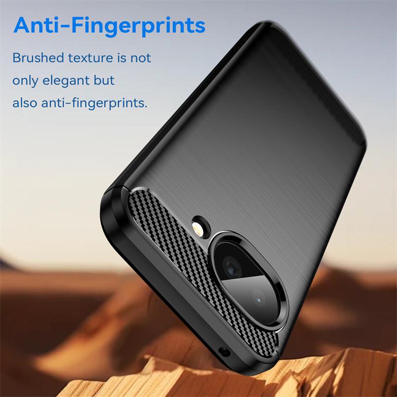 For Cover Google Pixel 10a Case For Google Pixel 10a Anti-knock Soft Silicone Carbon Fiber Back Case For Google Pixel 10a Case