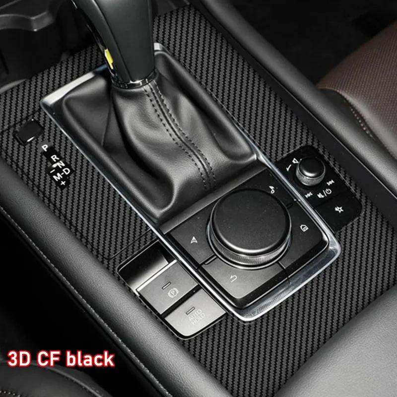 Auto Innenaufkleber Schaltgetriebe Schutzfolie Für Mazda 3 Axela - Auto Fenster Panel Aufkleber Karbonfaser Schwarz