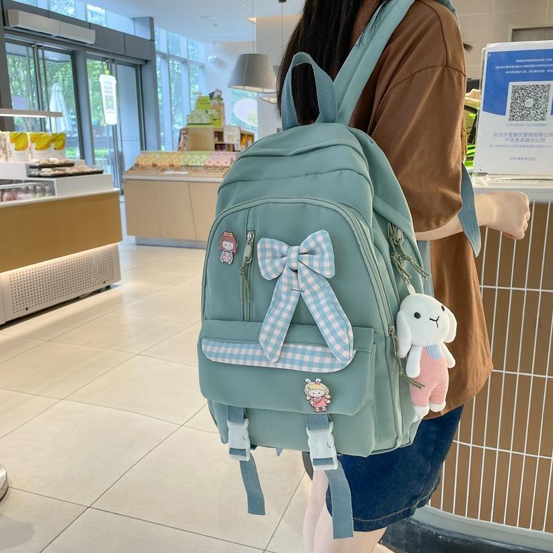 Schoolbag Schoolbag Girls Primary School Students Cute Junior High School Students High School Students Backpack 1011 New Mori Girls Backpack
