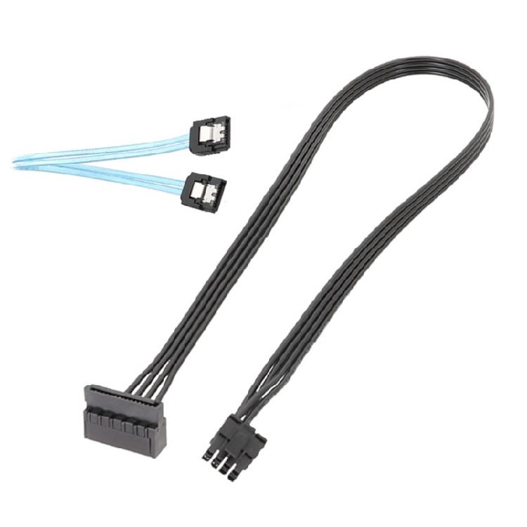 Small 8 Pin To SATA Power Cable Motherboards SSD Hard Drive Power Supply Cord