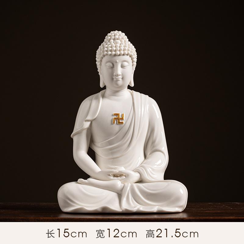 Tathagata Buddha Statue Sakyamuni Buddha Statue Customized Incense Porch Home Decor Buddha Sculpture FENG SHUI Home Decor