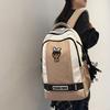 Fashion new fashion bag trendy cool cartoon couple casual backpack street versatile college student schoolbag