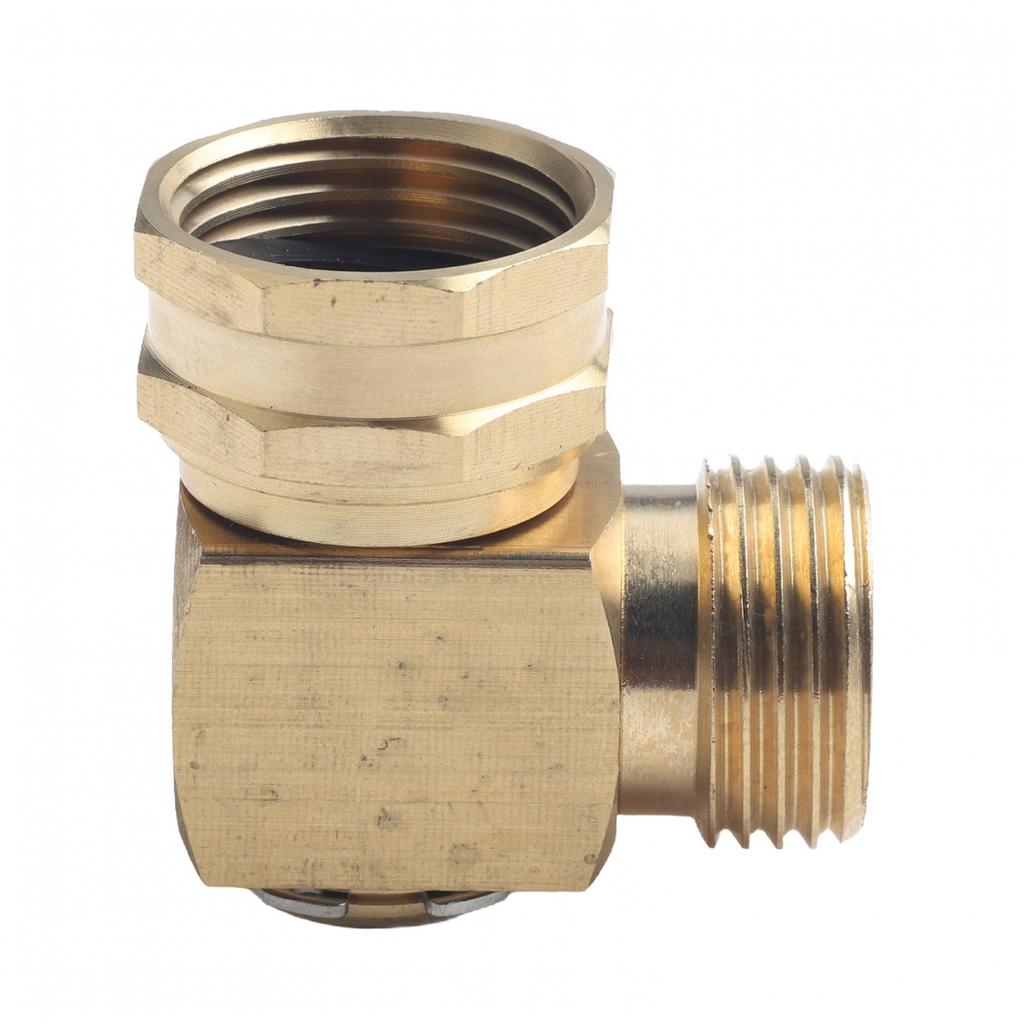 Connector Degree Solid Brass Construction Easy Installation