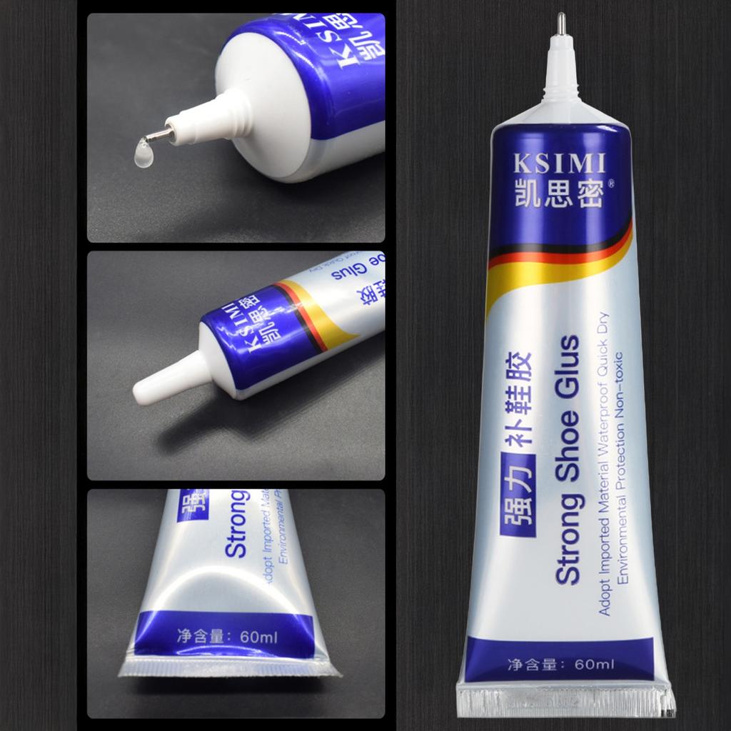 60ml Shoe Repair Adhesive Glue Waterproof Quick-Dry Shoe Safe Strong Glue for Sneakers Leather Shoes Sports Shoes