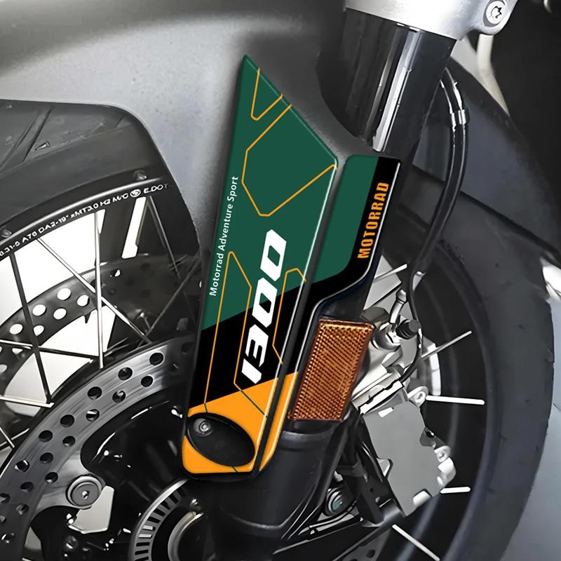 Motorcycle Front Fender Shock Absorber Protection Stickers Decal Waterproof 3D Resin Kit For BMW R1300GS And R1300GS Adventure