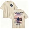 Vintage Washed Rapper JUL Album Graphic T Shirts Men Women Clothing Fashion Hip Hop T-shirt Summer Casual Loose Cotton T-shirts