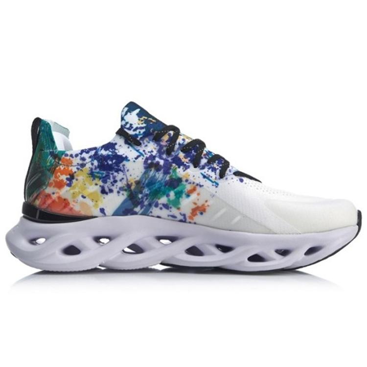 Li Ning Li Ning Arc Cushioning Breathable Low top Running Shoes Men's Standard White ARHP073-8