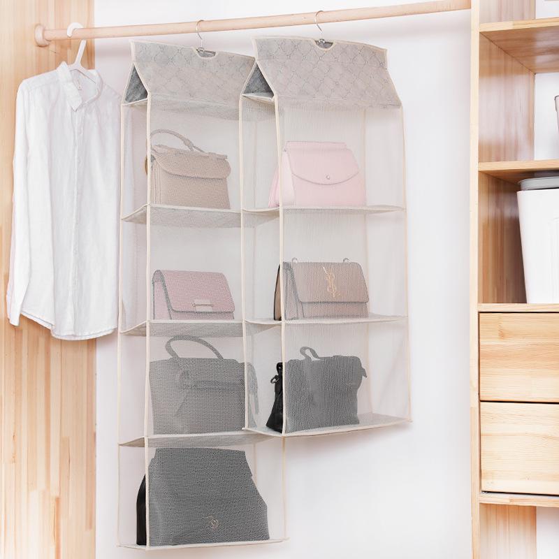 Hanging Multi-Layer Handbag Storage Organizer for Closets