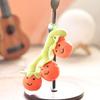 1Pcs Latest Olive Tomato Plush Pendant Cute And Charming Vegetable Adorable Triple Fruit Doll Toy Pouch Keychain Backpack Decoration