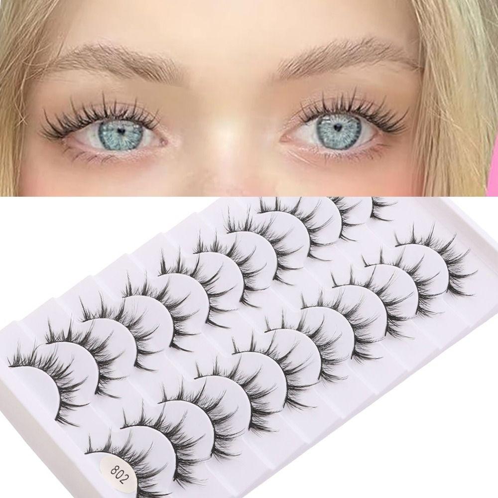 Full Strip False Eyelashes Handmade Fake Eyelash 3D Faux Mink Lash Eye Lash Extension