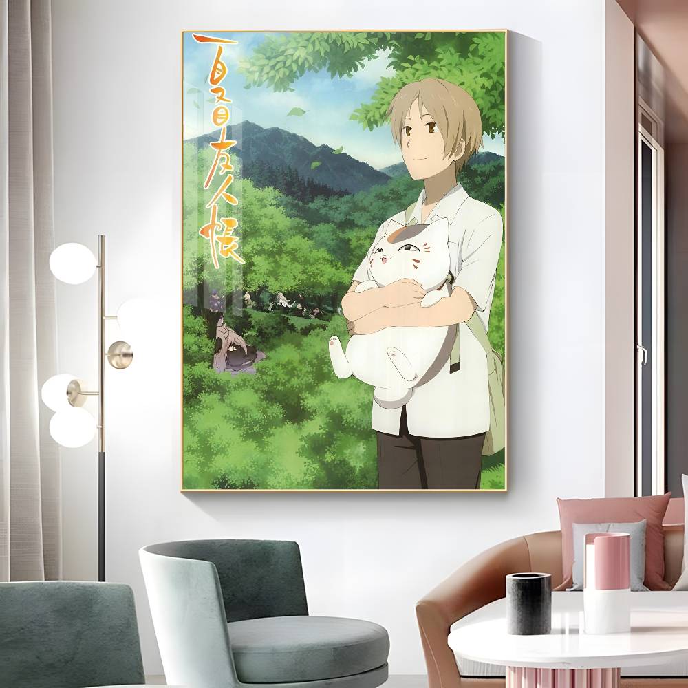 1pc Natsumes Book Of Friends Anime Poster Sticker Print Waterproof Wall Art For Living Room Bedroom Home Decor