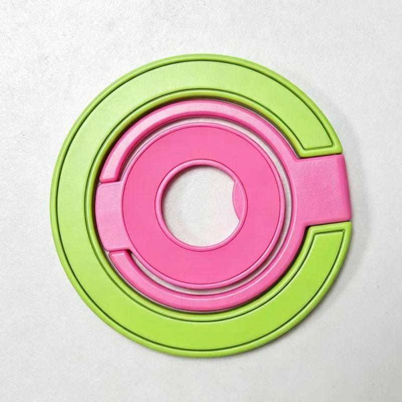 Universal Foldable Phone Ring Holder Strong Magnetic Grip Cute Pastel Shades for Travel Gift