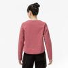 Mizuno Soft Dry Cropped Mauve 32MAC875 Women's T-Shirt (Long Sleeve), Moisture-Wicking, Quick-Drying, Pink,