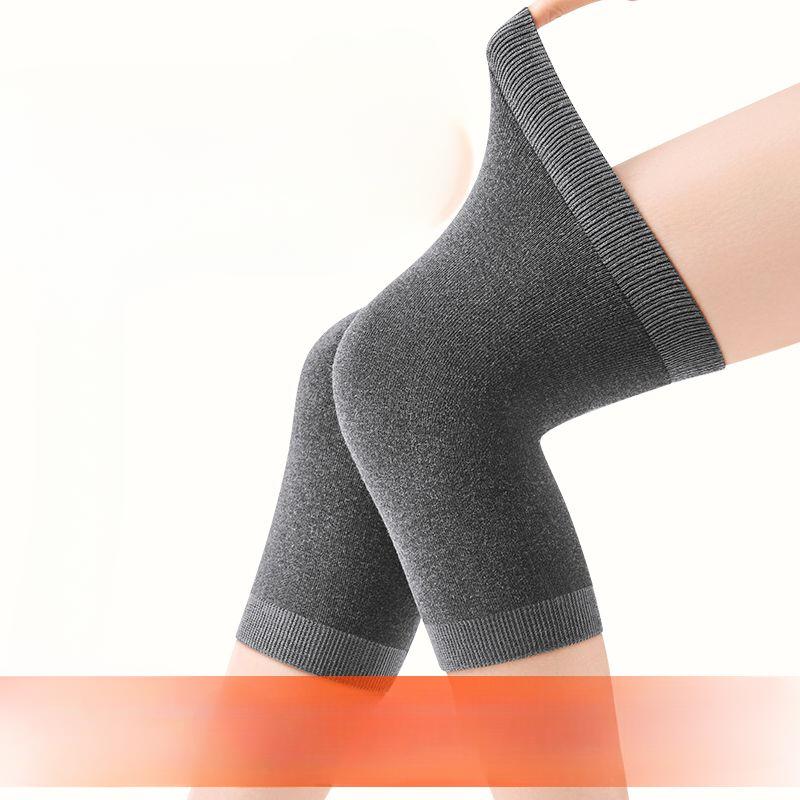 Thickened Fleece-Lined Knee Warmers Unisex Self-Heating Essential for Elderly Knee Warmth