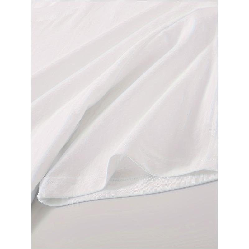 European Size 7.05 oz of 100% Pure Print Short-Sleeve T-Shirt, Stylish And Casual Summer Wear