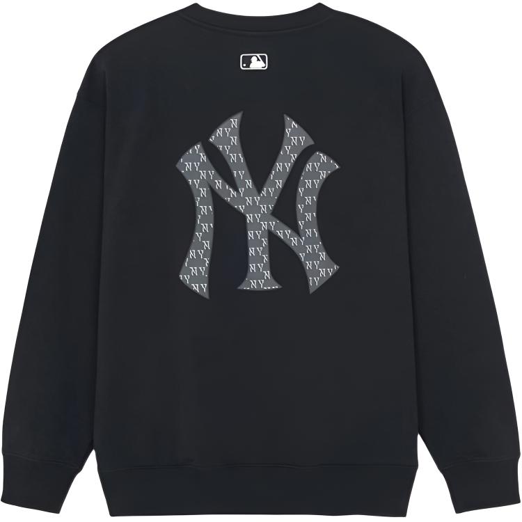 MLB MONOGRAM SS26 Sweatshirt Unisex 3AMTM0361-50BKS XS