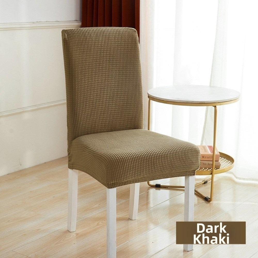 Universal Dining Table Chair Cover High Elastic Chair Dustproof Cover  for Dining Room Home Decor