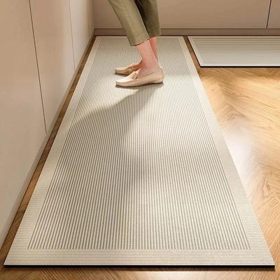 Covoraș de podea PVC pentru bucătărie, Impermeabil, Rezistent la ulei, Covor din piele, Antiderapant, Decorațiune pentru casă, Covoare de zonă