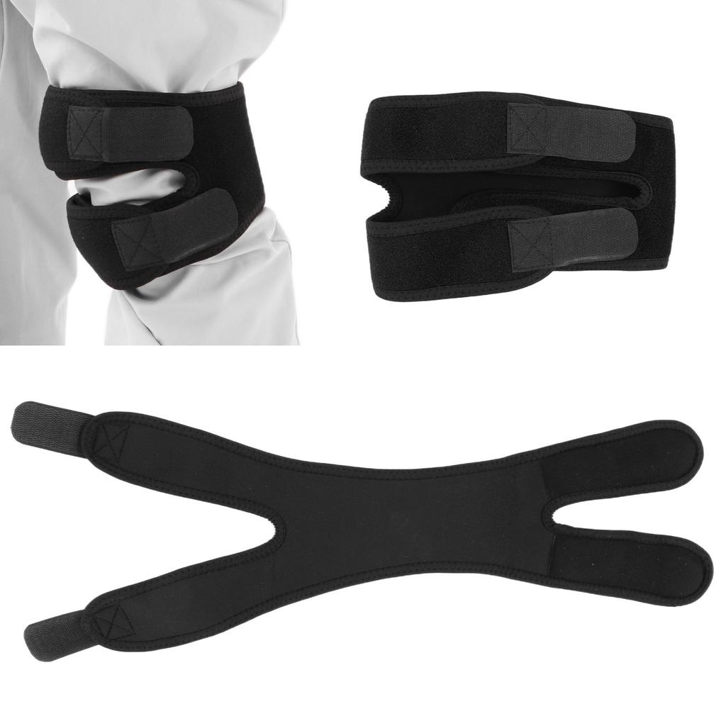 Patella Strap Silicone Adjustable Tendon Knee Support Strap Band for Running Fitness Hiking