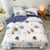 100 Pure Cotton Bedding Four-piece Set Skin-friendly Breathable Bed Sheet Quilt Cover Pillowcase Set