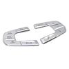 Silver 10pc Steering Wheel Control/Button Decoration Trim For 17-up BMW 5 Series
