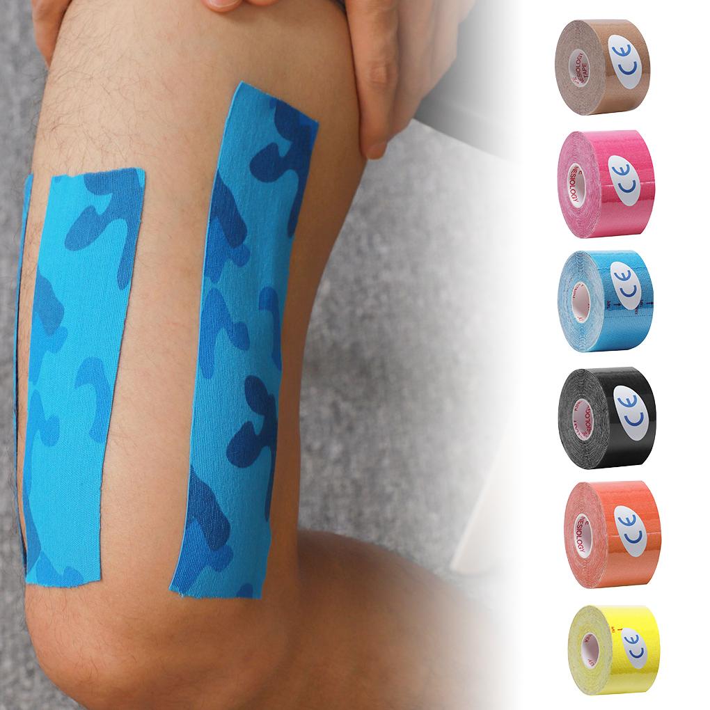Multi Color Kinesiology Tape Athletic Elastic Tape Relief Muscle Pain Knee Pads For Sport Fitness Bandage 10cm\*5m