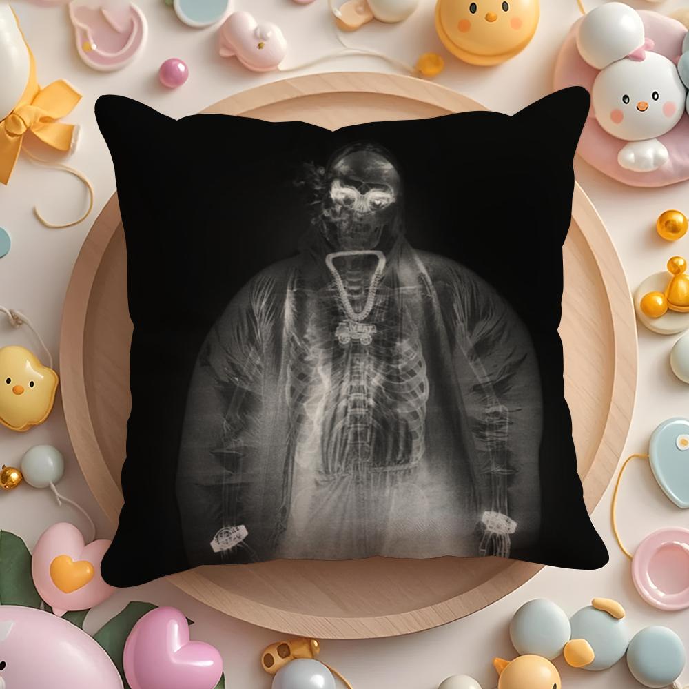 Rapper Yeat 2093 Pillow Case Short Plush Double-Sided Printing Home Machine Washable In Warm Winter Cushion Cover