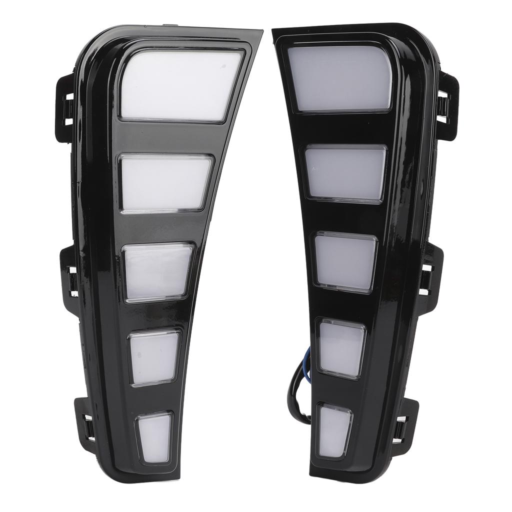 LED Daytime Running Lights 3 Light Color IP67 Waterproof Replacement for Hyundai Sonata 2020‑2021
