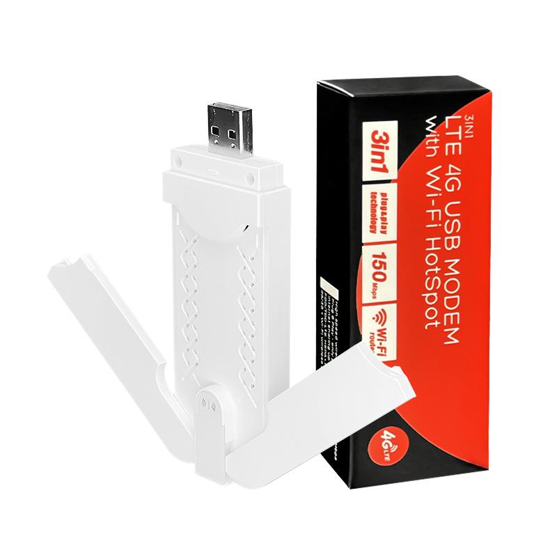 

4G Plug-and-Play USB Mobile Router for Southeast Asia, Middle East, Central Asia, Europe, and Africa - Portable, No Battery Required U97-5 Asia Version