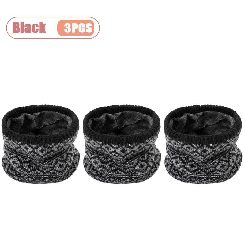 1/3/5/6PCS Fleece Neck Warmer for Fall and Winter Outdoor Riding Cold Proof Windproof Neck Protector Christmas Gift