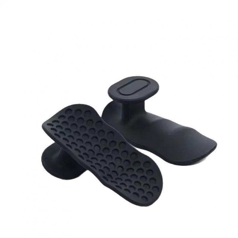 2Pcs Silicone Hand Grip Pads Anti-Slip Palm Protector For Gym Fitness Weightlifting Dumbbell Pull Up Callus Blisterprevention