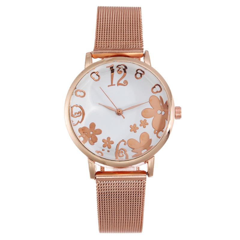 

Womens Stylish Round Dial Watch With Alloy Case And Quartz Core For Casual Wear белый