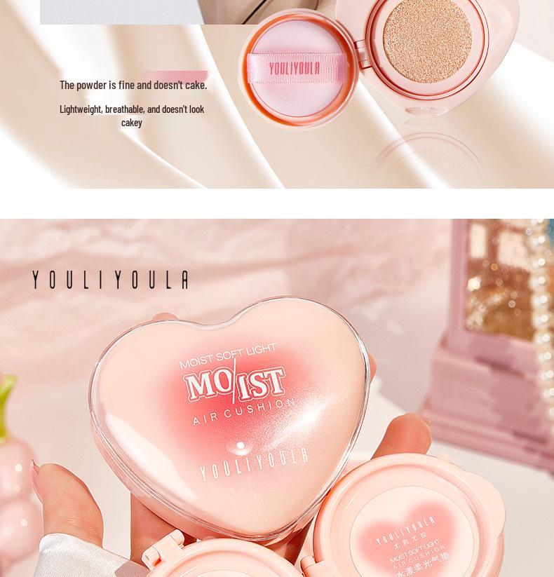 Soft Focus Cushion BB Cream: Light, Breathable, Concealing, Shape-Defining, Delicate, Adherent, Non-Caking Foundation.
